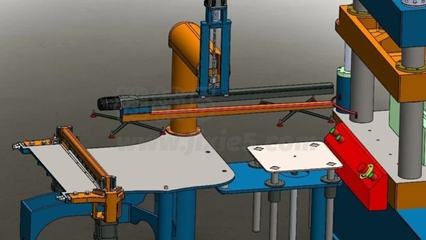 SolidWorks 2018锻压成型机三维模型 高效设计与制造的关键工具